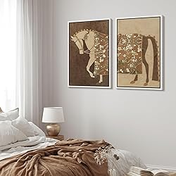 MUDECOR Framed Canvas Print Wall Art Set Vintage