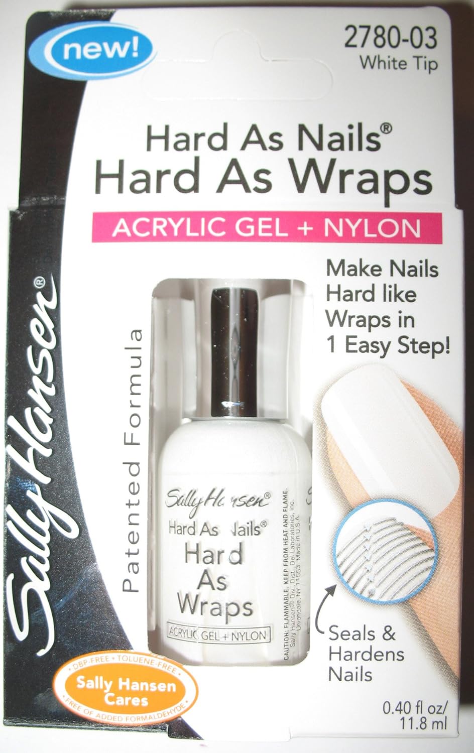 Sally Hansen Hard As Nails Hard As Wraps Acrylic Gel & Nylon Nail
