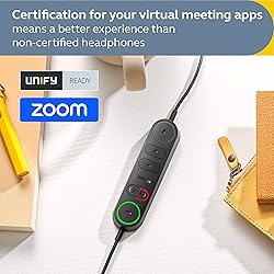 Jabra Engage 40 Wired Stereo Headset with Inline