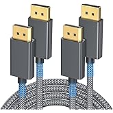 Itramax 8K 60Hz DisplayPort Cable 3.3FT (2-Pack),DP 1.4 Male Ultra High Speed Cord for Laptop/PC/TV/Gaming Monitor,Support HB