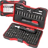Hi-Spec 101pc 1/4" Hex Multi Bit Set & Ratchet Handle