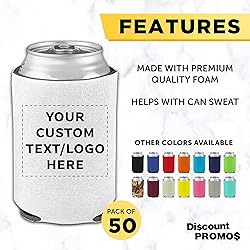 DISCOUNT PROMOS Custom Collapsible Beer Can Coolers