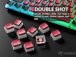 Ranked Pudding PBT Keycaps | 112 Double Shot