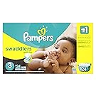 Pampers Swaddlers Disposable Diapers Size 3, 124 Count, GIANT