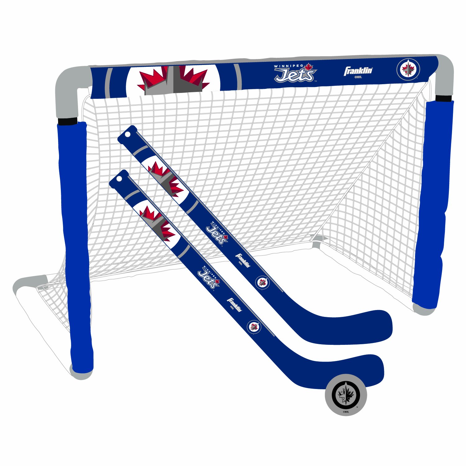 Franklin NHL Winnipeg Jets Mini Hockey Set, Accessories Amazon Canada