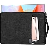 15.6/16.1-inch Portable Monitor Case with Acessories Storage, Sleeve for Most 15.6/16.1" Portable Monitors, Compatible with KYY ARZOPA VILVA MNN ForHelp KEFEYA, (Black)