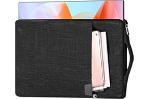 17.3-inch Portable Monitor Case with Acessories Storage, Sleeve for Most 17.3" Portable Monitors, Water-Resistant Monitor Cov