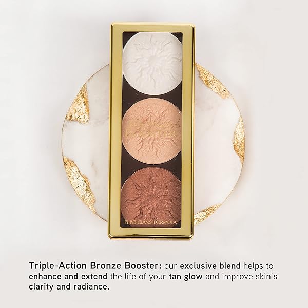 PHYSICIANS FORMULA HIGHLIGHTER & CONTOUR POWDER PALETTE, SHIMMER STROBING,-FRAGRANCE FREE, PARABEN FREE, GLUTEN FREE, DERMATOLOGIST TESTED