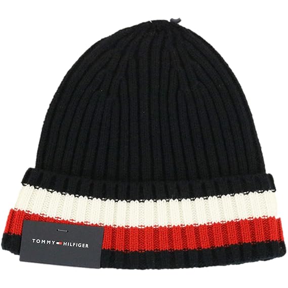 red tommy hilfiger beanie