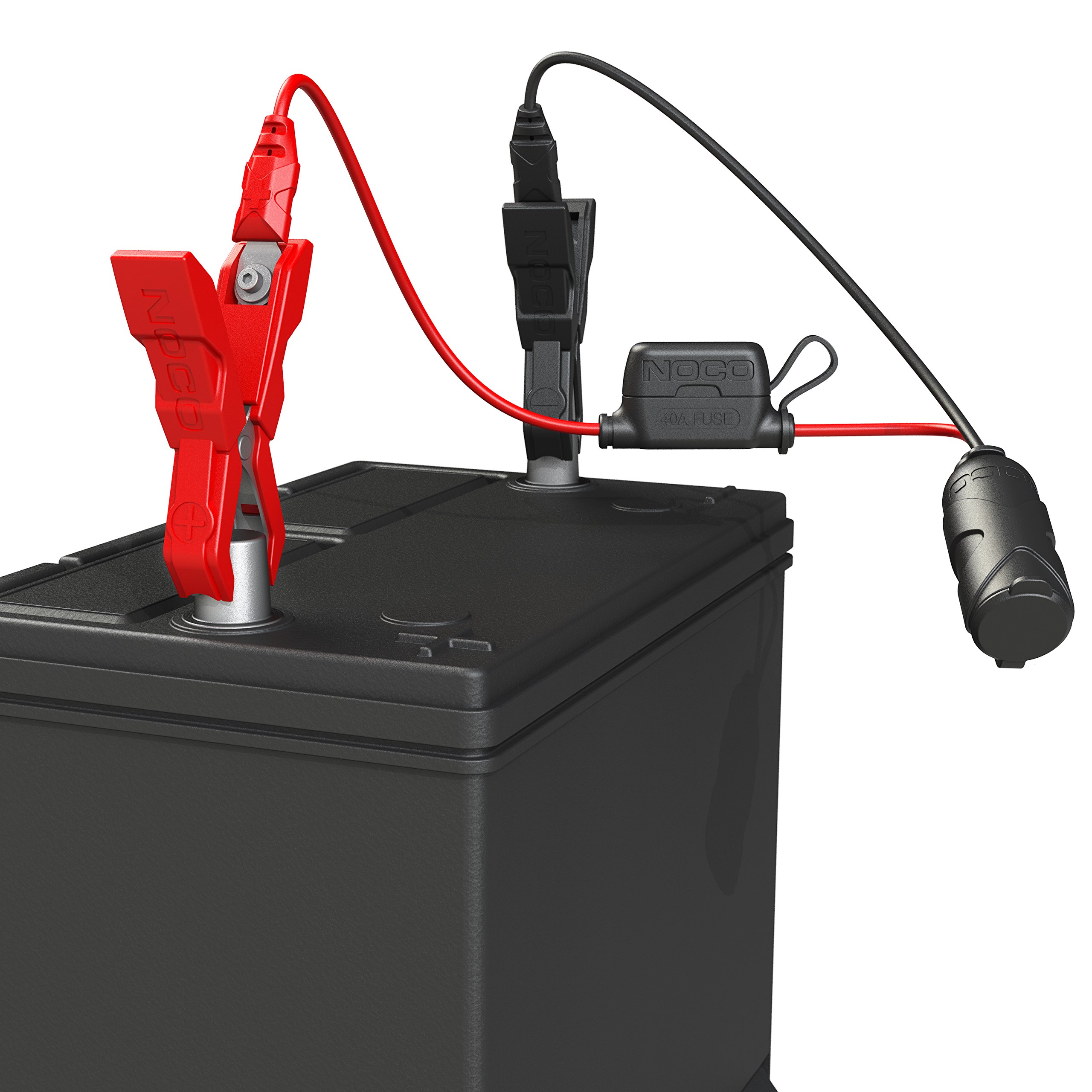 NOCO GC017 12Volt Adapter Plug Socket With Battery Clamps Buy Online