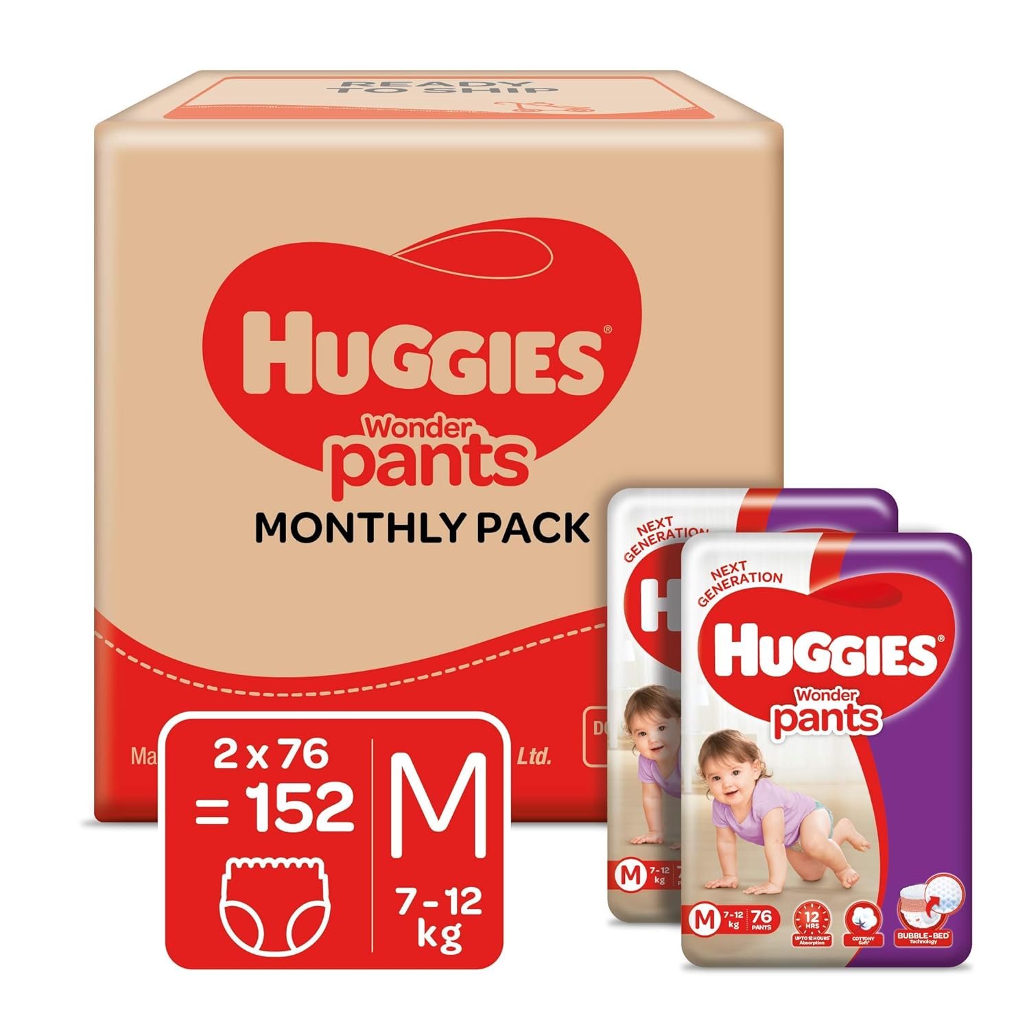 huggies pants m size