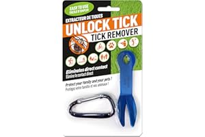 Unlock Tick Tick Remover You and Your Pets. (Dog, Cat, Horse, Etc.) Great for Hunting, Hiking, Fishing, Camping, and Golfing.
