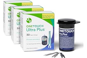 OneTouch Ultra Plus Diabetic Test Strips - 90 ct (Only Works with OneTouch Ultra Plus Flex Blood Sugar Meter)