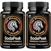 SodaPeak Capsules for Men, Male Support Supplement Pill 2-Pack 120 Capsules | SodaPeak Advanced Formula Vitamin Supplement Supporting Health and Wellness Naturally with Premium Ingredients