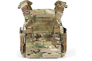 VOTAGOO GEAR Tactical Vest Plate Carrier Military Airsoft Combat Training Gear Lightweight Quick Release Molle System