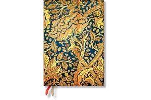 Paperblanks | 2026 Morris Windrush | William Morris | 12-Month Planner Flexis | Midi | Vertical | Elastic Band | 176 Pg | 100