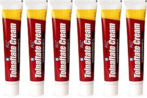 CareAll Tolnaftate Cream USP 1%, 1.0 oz Tube (6 Pack), Effective Antifungal Treatment for Athlete’s Foot, Jock Itch, Ringworm. Relief from Itching. Compare to The Leading Brand.