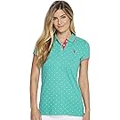 U.S. Polo Assn. Women's Stretch Pique Polo Shirt