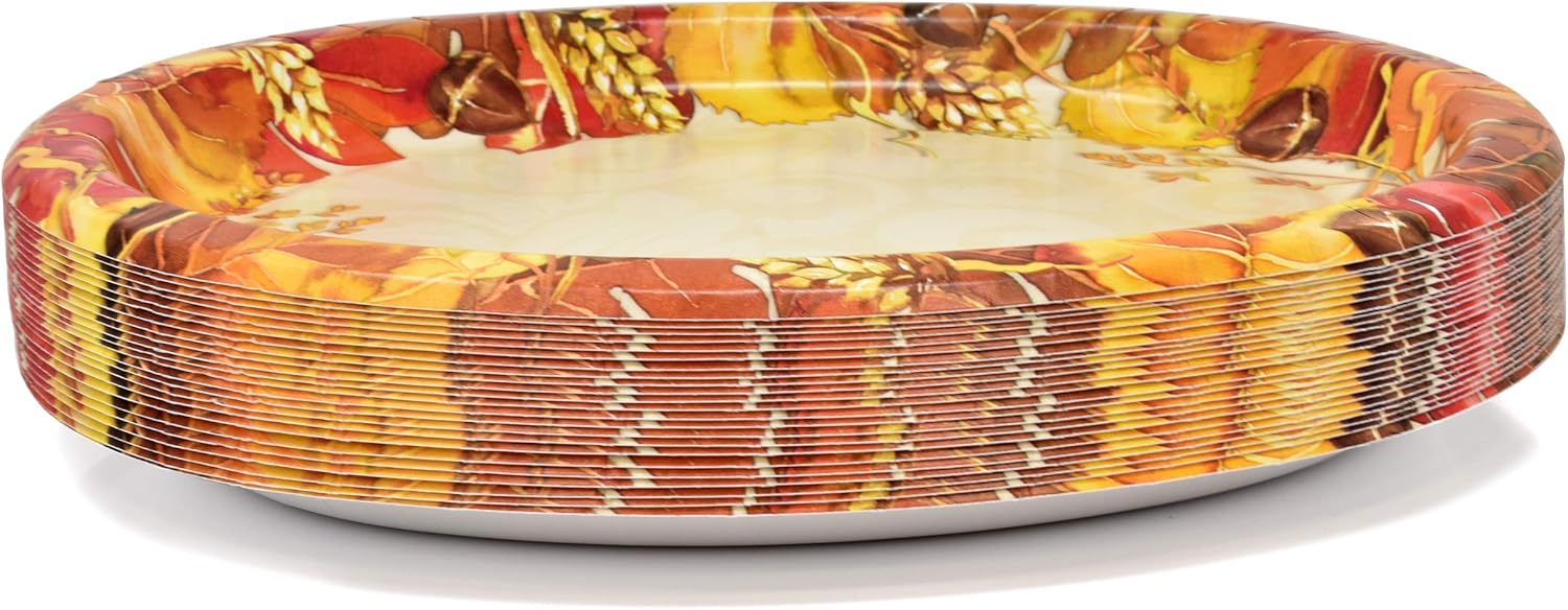fall disposable plates