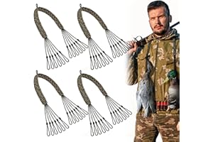 Datanly 4/2Pcs Duck Strap Game Carrier Duck Hunting Gear Camo Lanyard 12/8 Drops Waterfowl & Goose Hunting Accessories, Bird Call Lanyard Dove Strap Hanger, Outdoor Gear Hunter Gift