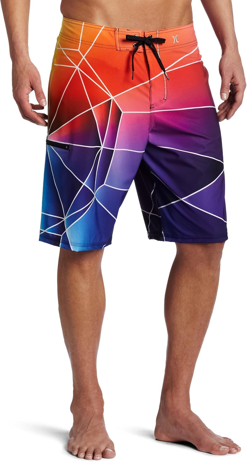Hurley Men's Hex Phantom Boardshort, Multi, 29 Clothing