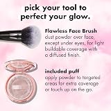 e.l.f. Halo Glow Powder Filter Medium Warm Finishing Powder with Velour Puff view 5