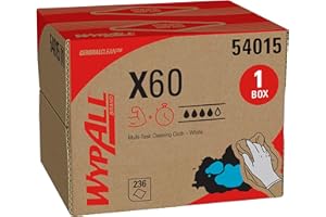 WypAll® GeneralClean™ X60 Multi-Task Cleaning Cloths, Strong and Absorbent Towels, White (236 Sheets/Box, 1 Box/Case)