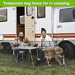5 Panels No Dig Decorative Outdoor Garden Fence for