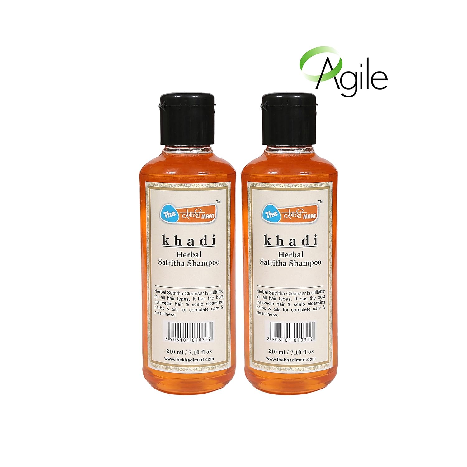 Buy Agile Khadi Mart Herbal Statritha Shampoo Set Of 2 Online At