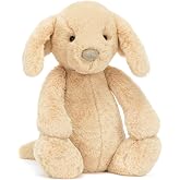 Jellycat Bashful Luxe Puppy Orlando Stuffed Animal