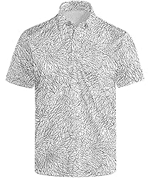 Anhlfyu Golf Polo Shirts for Men Moisture Wicking