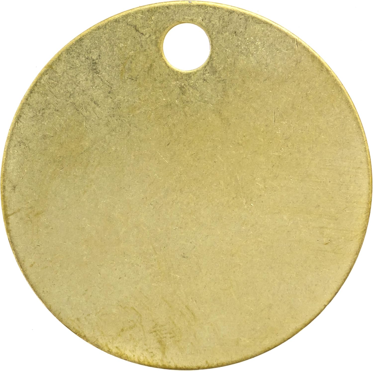 1.50” Solid Brass Stamping Tags (25 Pack) Industrial Grade