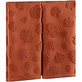 Quera 2 Pack Hand Towels Fall Pumpkin Thanksgiving Dark Color Bathroom Decorative Towels Set for Drying, Cleaning, Cooking, Holiday 13.7'' x 29.5'', Rust