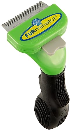 FURminator deShedding Hundefell Bürste – Hunde Fellpflegebürste in Größe S für Hunde zur Entfernung von Unterfell und losen H