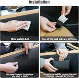 Qirc PU Leather Car Side Pocket Organizer Universal Phone Holder Black view 4