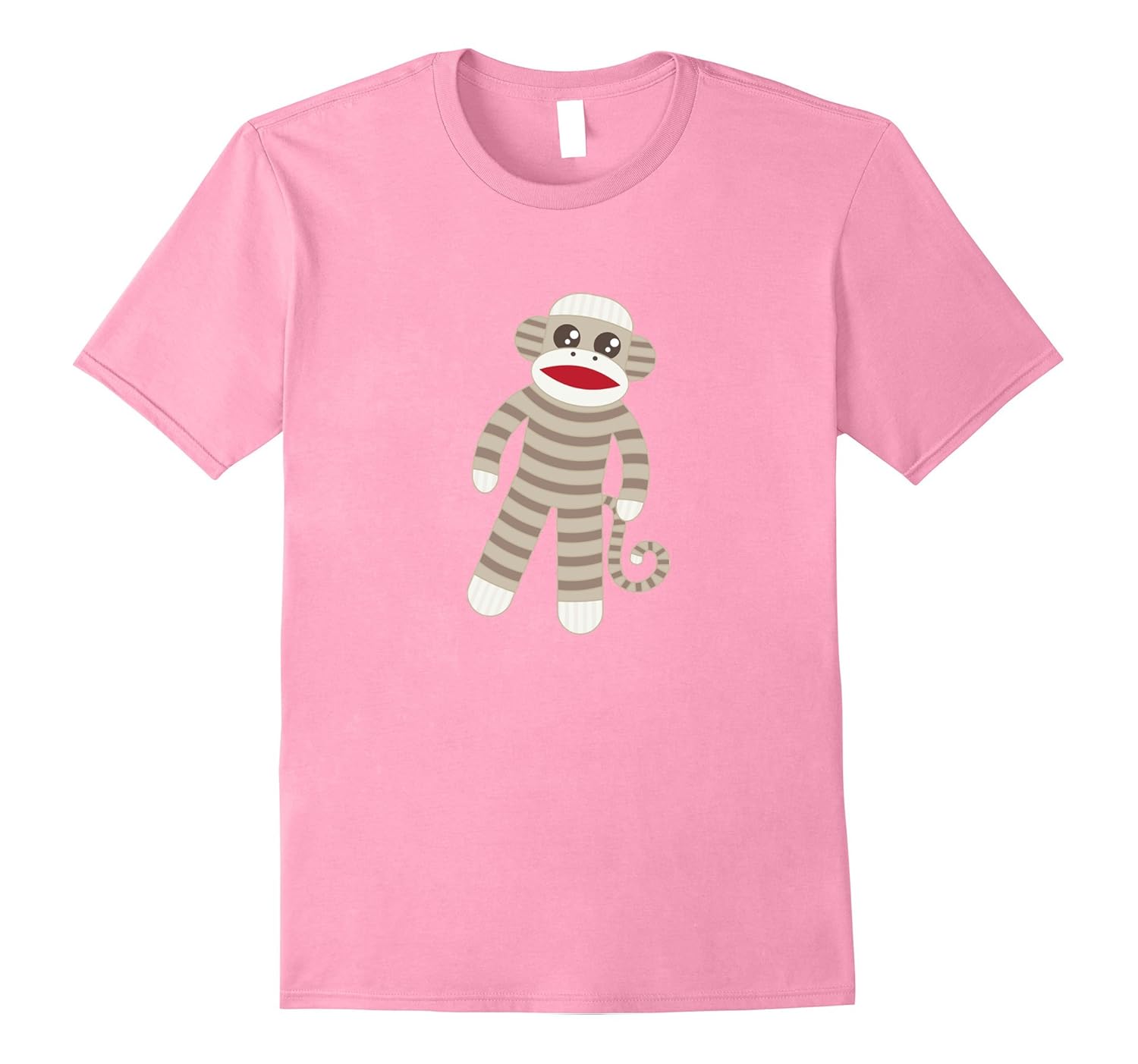 Cute Classic Striped Sock Monkey T-Shirt-T-Shirt – Managatee