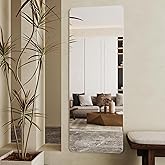 AUYHM 16x48 Full Length Wall Mirror,Nano Glass Full Body Mirror,Frameless Mirror Full Length,Wall Mirror for Bedroom,Wall Mirrors Decorative