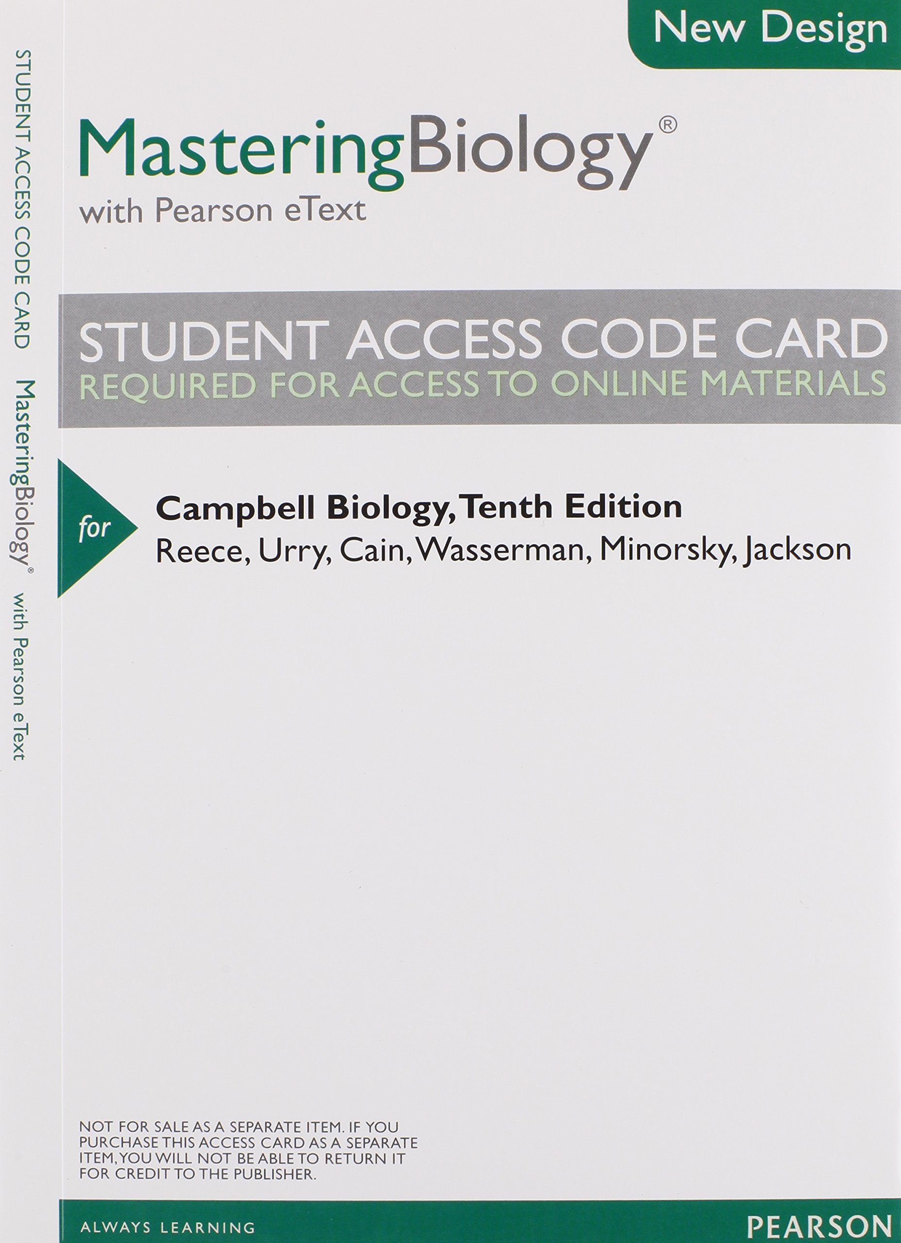 Buy Campbell Biology + Get Ready for Biology + MasteringBiology with  Pearson eText Access Card Book Online at Low Prices in India | Campbell  Biology + Get ...