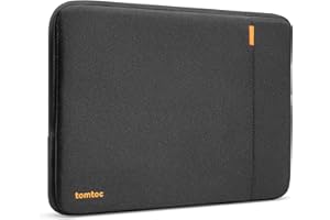 tomtoc 360° Protective Laptop Sleeve for 15-inch MacBook Air M3/A3114 2024, M2/A2941 2023, 15 Inch Surface Laptop 7/6/5/4/3, Dell XPS 15 Plus, 15 MacBook Pro A1990 A1707, Water-Resistant MacBook Case