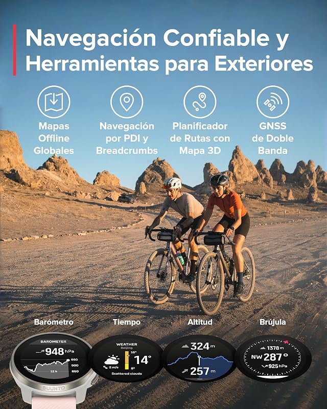 Race S Reloj Correr con Pantalla Táctil AMOLED, Reloj Deportivo GPS de Doble Frecuencia, Seguimiento de HRV y Sueño, Plan de Entrenamiento Basado en IA, Mapas Offline Gratuitos