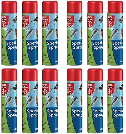 12 x 400 ml Bayer Blattanex Ungeziefer Spezial-Spray