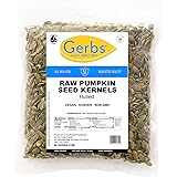 GERBS Raw Hulled Pumpkin Seed Kernels, 32 ounce Bag, Top 14 Food Allergen Free, Non GMO, Vegan, Keto, Paleo Friendly