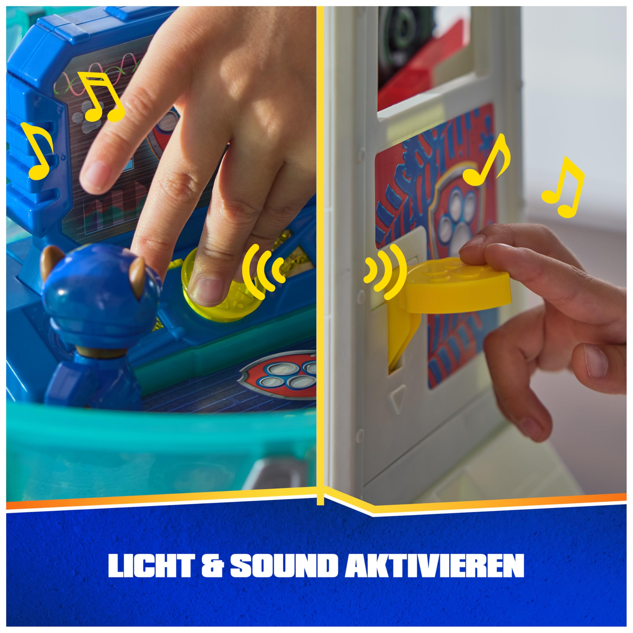 PAW Patrol: Rescue Wheels Super Loop Tower HQ, with Light, Sound, Vehicle Launcher, Chase Action Figure & Toy Truck, Kids Toys for Boys & Girls Age 3+