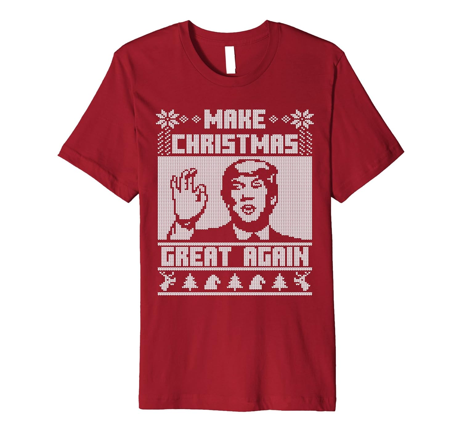 Make Christmas Great Again Shirt - Trump Ugly Christmas Tee-ANZ