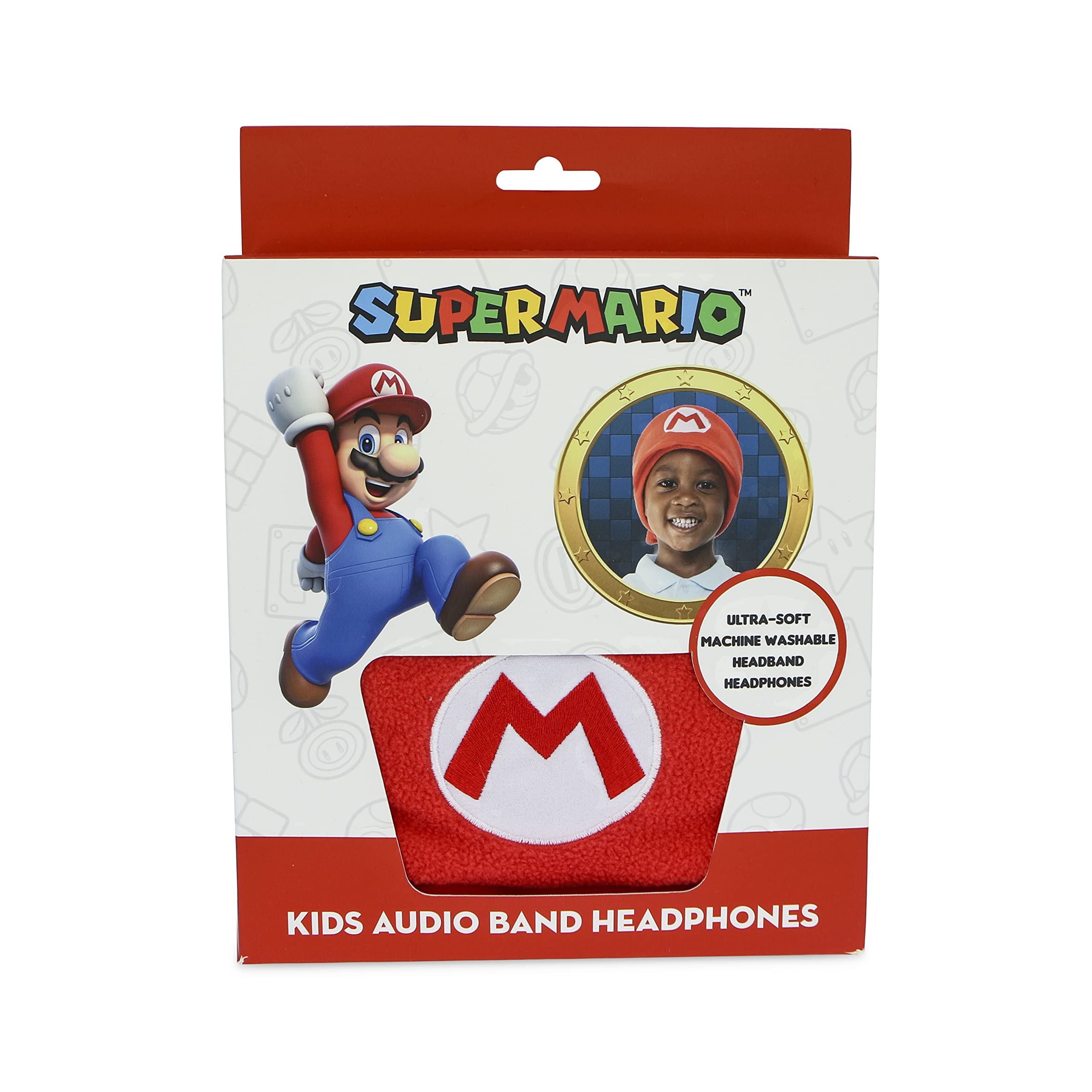 OTL Technologies Super Mario SM0796 Headband Headphones Ages 3 Plus Red