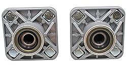 Front Wheel Hub Kit with Bearings Seals Compatible