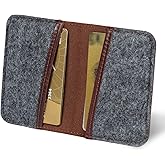 Otto Angelino Genuine Leather Ultra Slim Minimalist Cardholder Wallet - Unisex