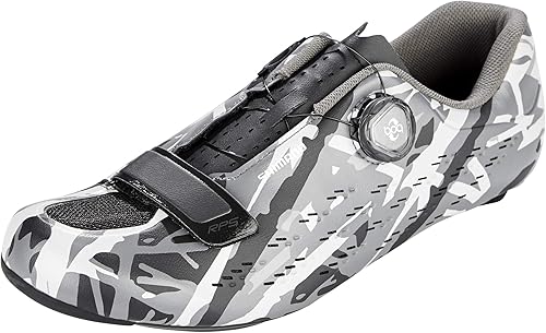 Amazon Co Jp シマノ サイクルシューズ Rp5 Gray Camo Spd Sl 42サイズ シューズ バッグ
