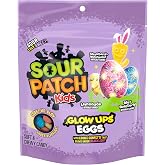 SOUR PATCH KIDS Glow Ups Eggs Soft &amp; Chewy Gummy Easter Candy, 8.4 oz | Easter Soft Chews 237g