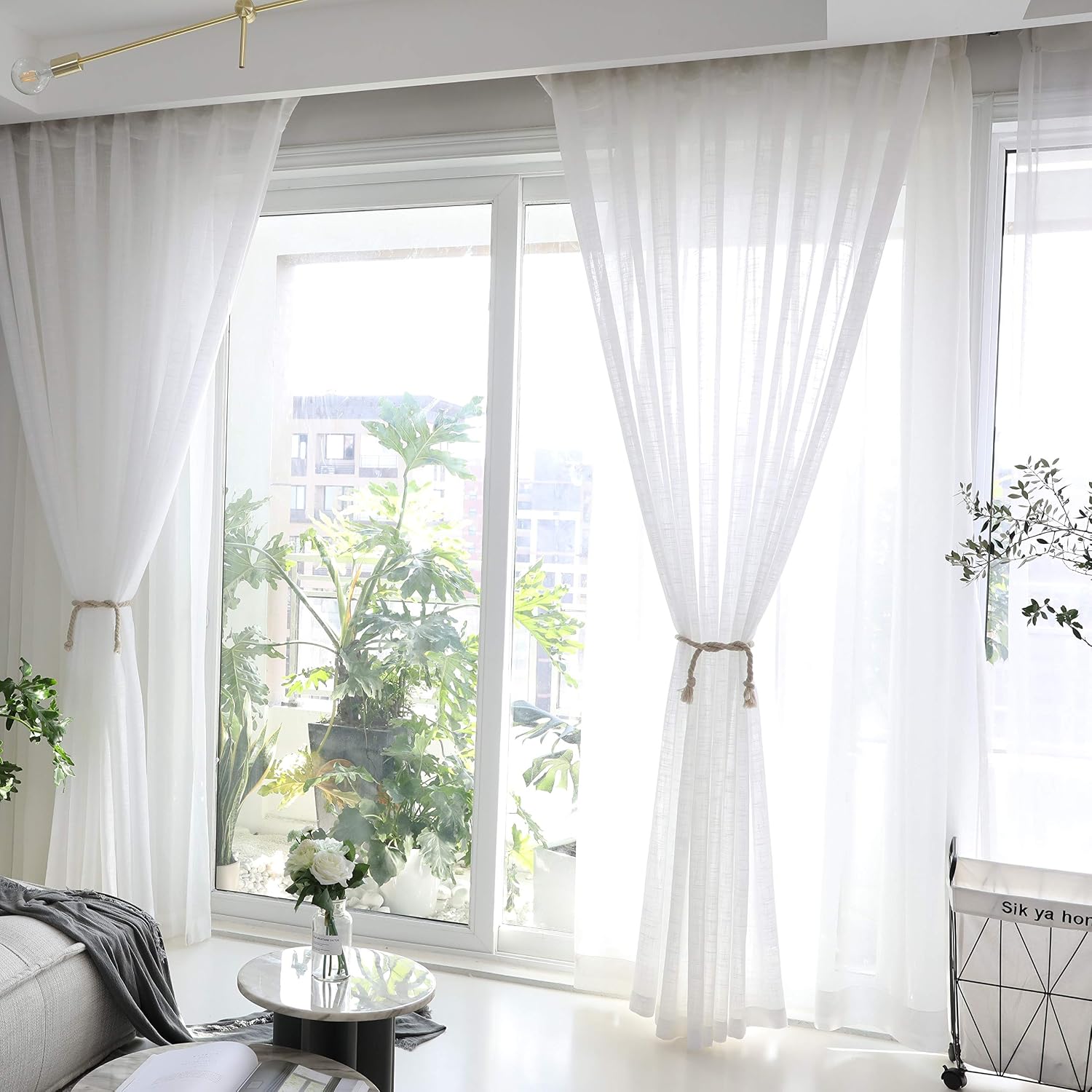 Home Brilliant Living Room Curtains 84 Inch Long - Image 4